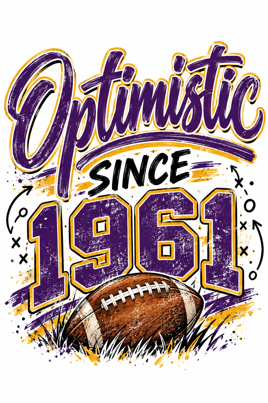 Optimistic Since 1961 Kitchen Towel | Football Fan Gift