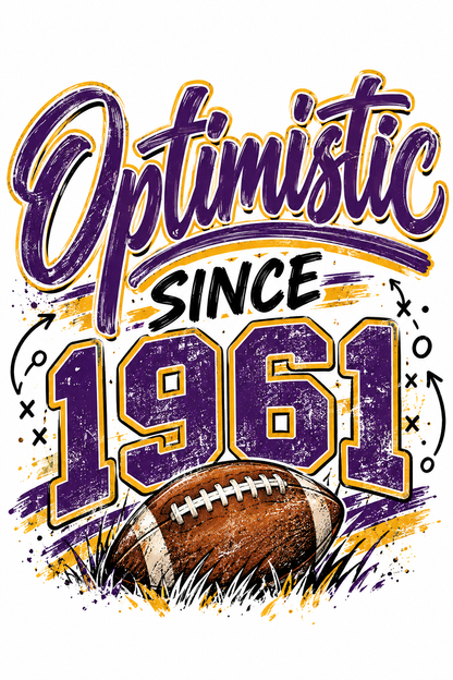 Optimistic Since 1961 Kitchen Towel | Football Fan Gift