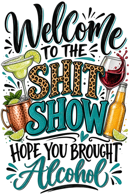 Welcome to the Sh*t Show Kitchen Towel | Adult Humor Gift