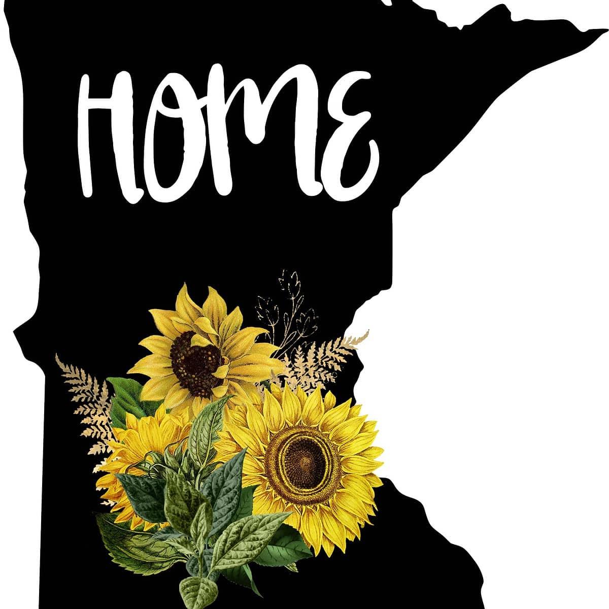 Mn Home Sun Flower Kitchen Towel image 0