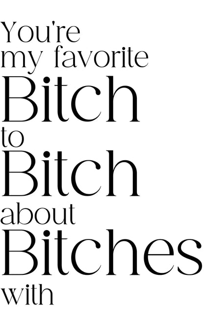 You're My Favorite B to B About image 1