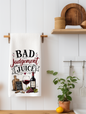 Bad Judgment Juice | Funny Wine Kitchen Towel | Wine Lover Gift