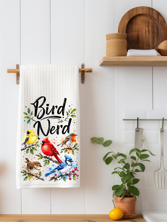 Bird Nerd Kitchen Towel | Bird Lover Gift