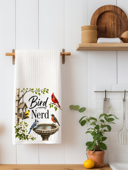 Bird Nerd 2.0 Kitchen Towel | Bird Lover Gift