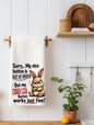 Sorry My Nice Button Is Out of Order | Funny Kitchen Towel