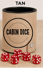 Dice Cup Cabin Dice - Leatherette Dice Cup