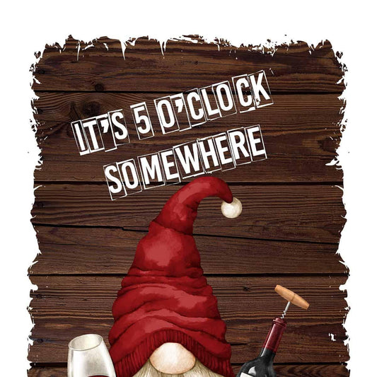 it's 5 O'clock Somewhere Garden Flag image 0