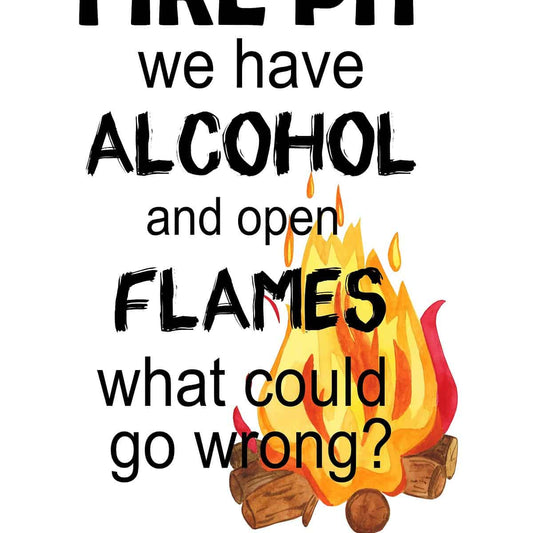 Welcome to our Fire Pit Kitchen Towel image 0