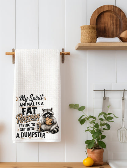 My Spirit Animal Funny Kitchen Towel | Sarcastic Gift