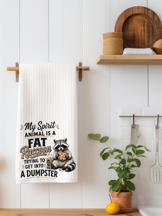 My Spirit Animal Funny Kitchen Towel | Sarcastic Gift