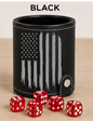 Dice Cup Stars & Stripes Flag - Leatherette Dice Cup