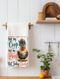 Not my Coop Not my Poop Funny Chicken Kitchen Towel | Chicken Lover Gift