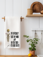 I've officially Lost My Mind Funny Age Waffle Weave - Waffle Weave Kitchen Towel