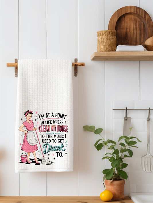 I'm at a Point in My Life Funny Kitchen Towel | Adult Humor Gift