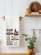 "In Wine There Is Wisdom" Funny Kitchen Towel | Wine Lover Gift
