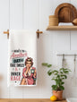 Here's to Another Day of Fake | Funny Kitchen Towel