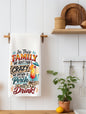 In This Family We Don't Hide Crazy | Funny Kitchen Towel | Family Gift