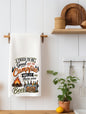 I tried to be good but the camp fire was lit Kitchen Towel | Lake Cabin Camping Gift