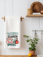 Kitchen Closed Funny Chicken Kitchen Towel | Chicken Lover Gift