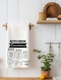 Kitchen Conversion Black and White Kitchen Towel