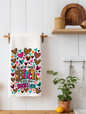 Leopard Print Funny Kitchen Towel | Best Friend Gift