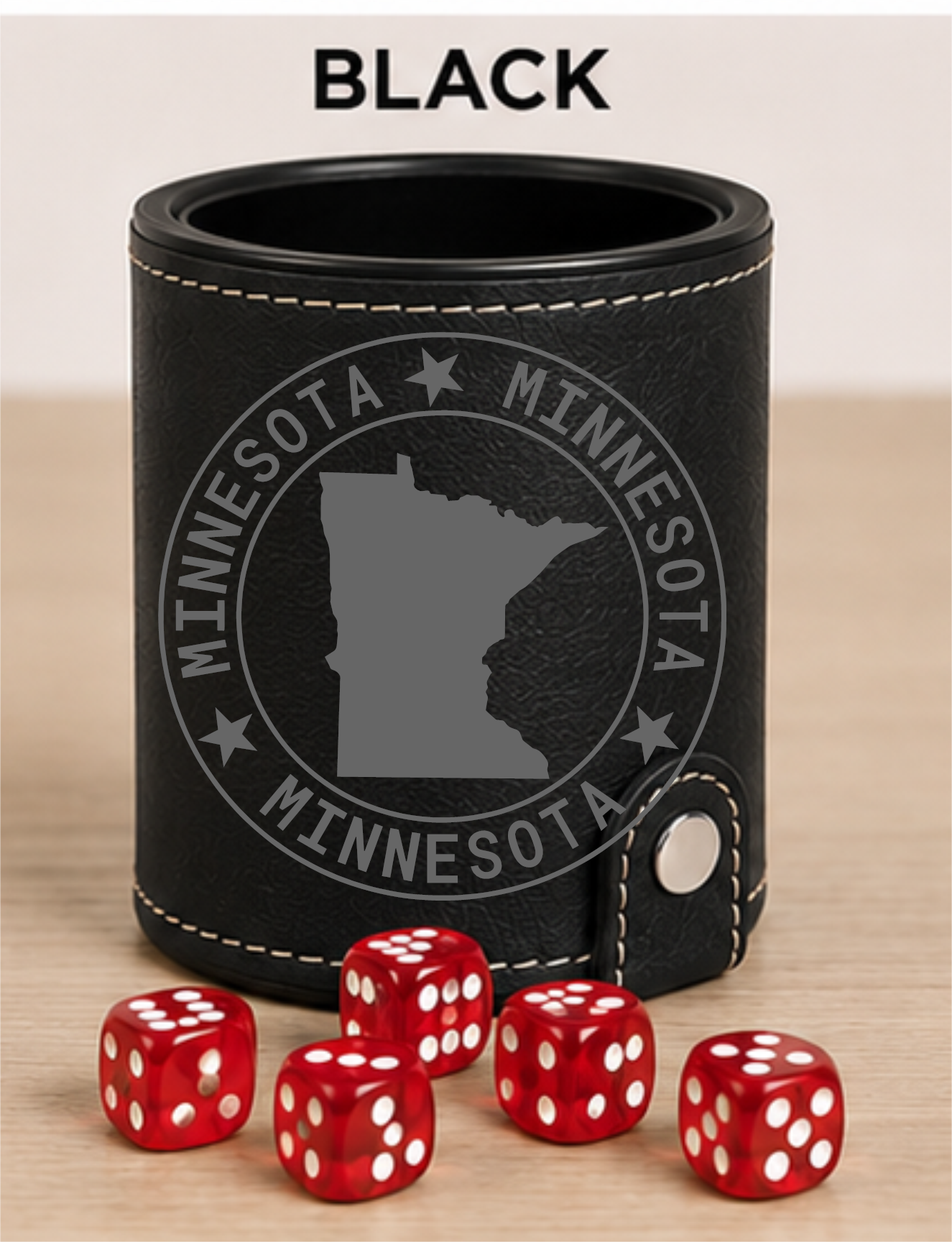 Dice Cup Minnesota - Leatherette Dice Cup