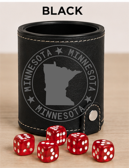 Dice Cup Minnesota - Leatherette Dice Cup