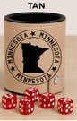 Dice Cup Minnesota - Leatherette Dice Cup
