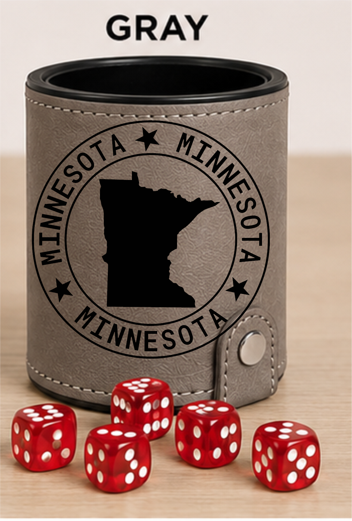 Dice Cup Minnesota - Leatherette Dice Cup