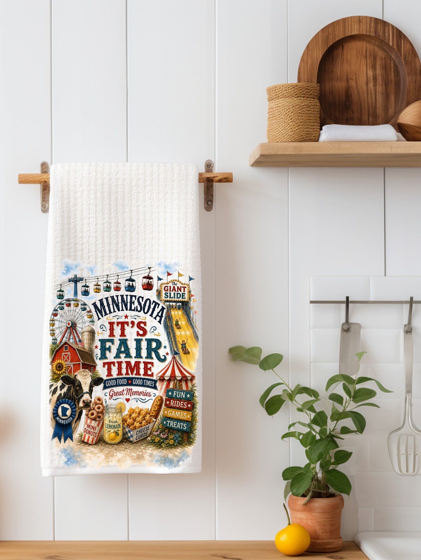 It's Fair Time | Minnesota Themed Kitchen Towel