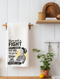 Never pick on a woman over 40... | Funny Age Kitchen Towel