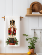 Nutcracker Red Holiday Kitchen Towel | Holiday Decor