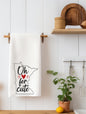 "Oh Fer Cute" Minnesota Kitchen Towel | Minnesota Gift