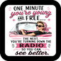 One Minute You're Young And Fun Coaster - Sublimation Coaster