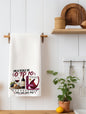 On a scale on 0 to 10 Funny Wine Kitchen Towel | Wine Lover Gift