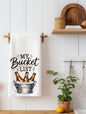 My Bucket List - Brown Bottles | Beer Lover Gift | Funny Kitchen Towel
