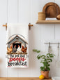 The Pet That Poops Breakfast Funny Chicken Kitchen Towel | Chicken Lover Gift