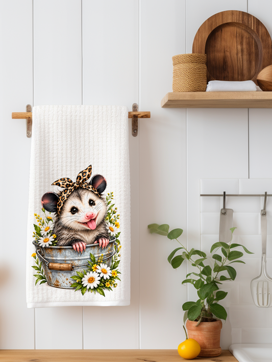 Sassy Possum Kitchen Towel | Cute Animals