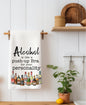 Alcohol is Like a Push Up Bra Kitchen Towel