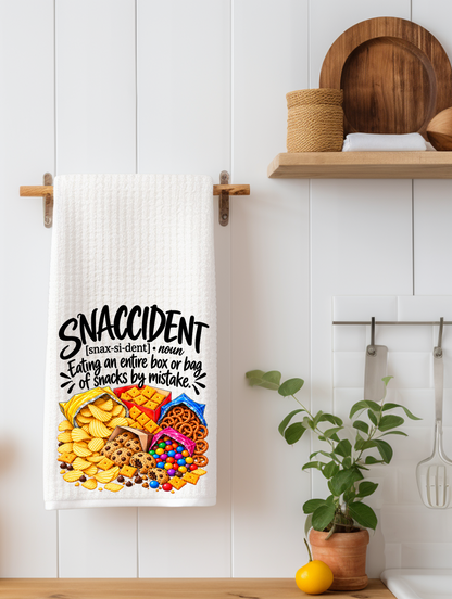 Snaccident Kitchen Towel | Funny Gift