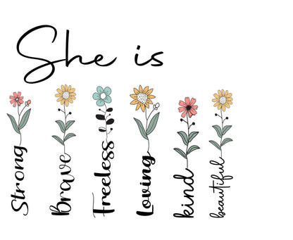 She Is Inspirational Kitchen Towel | Gift for Her