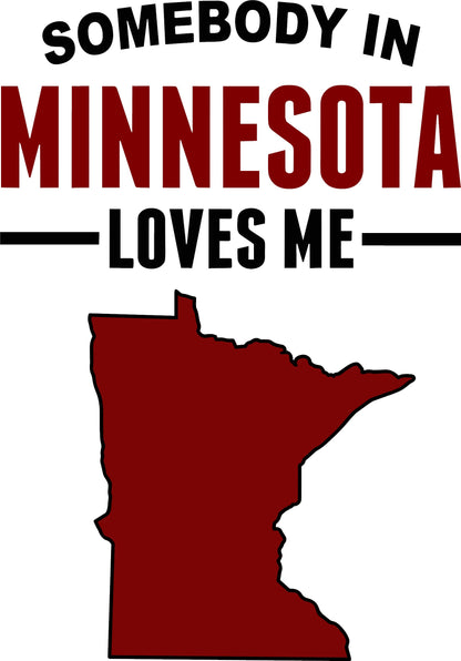 Someone in Minnesota Loves Me Kitchen Towel