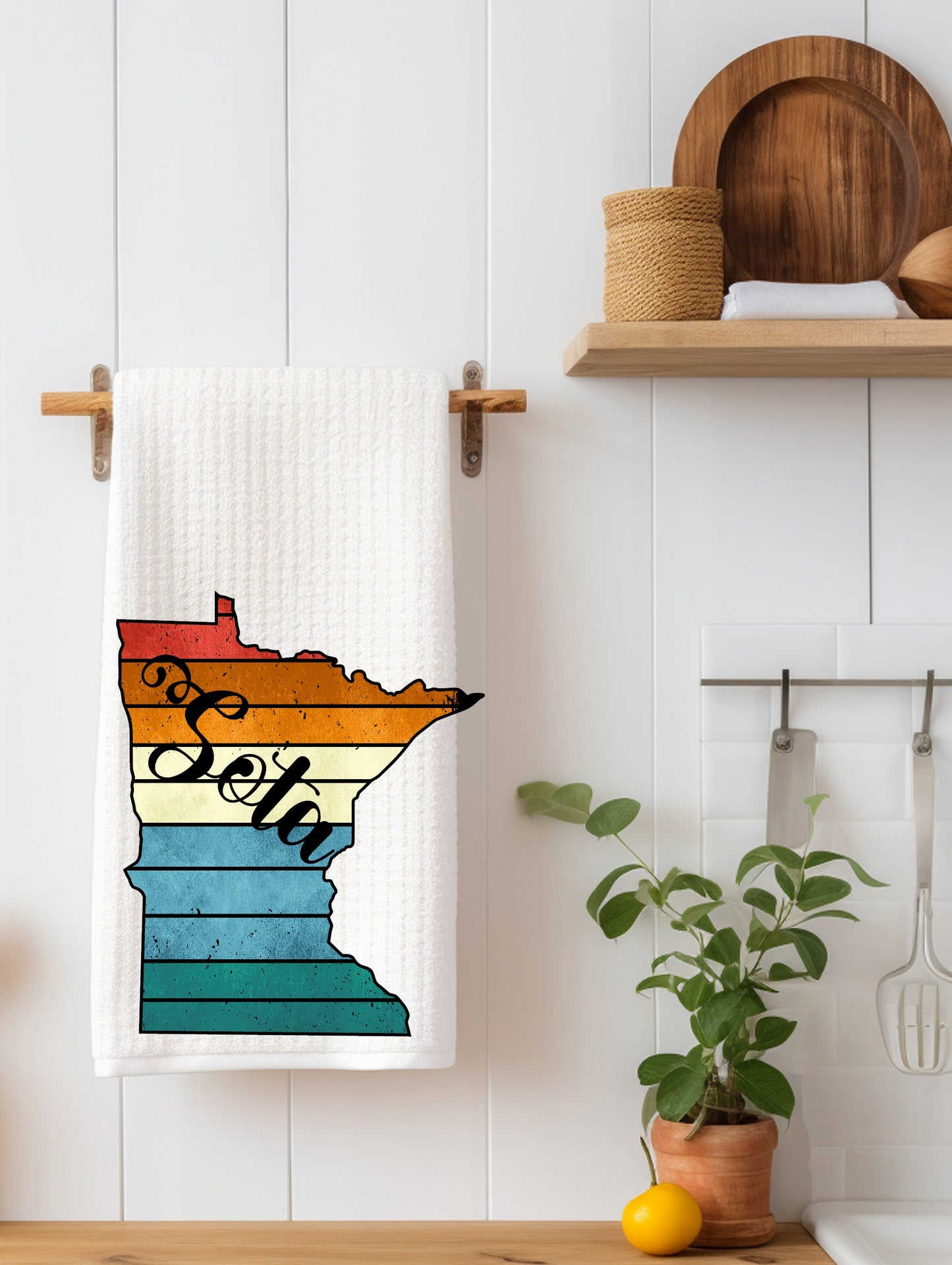Sota Sunset Kitchen Towel