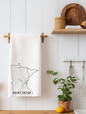 Minnesota City St. Peter - Waffle Weave Kitchen Towel