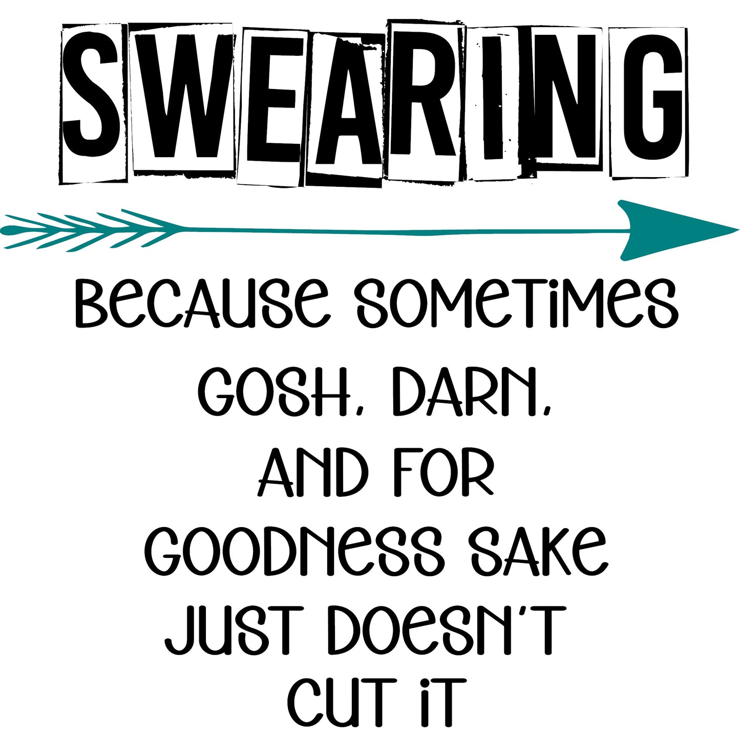Swearing... Because Gosh Darn Kitchen Towel