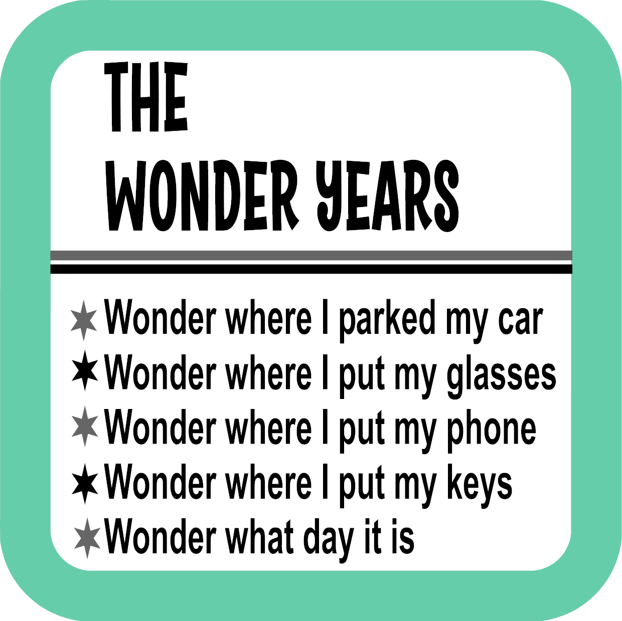 The Wonder Years Coaster
