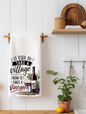 It Used to Take a Village, Now It Takes a Vineyard | Funny Wine Kitchen Towel | Wine Lover Gift