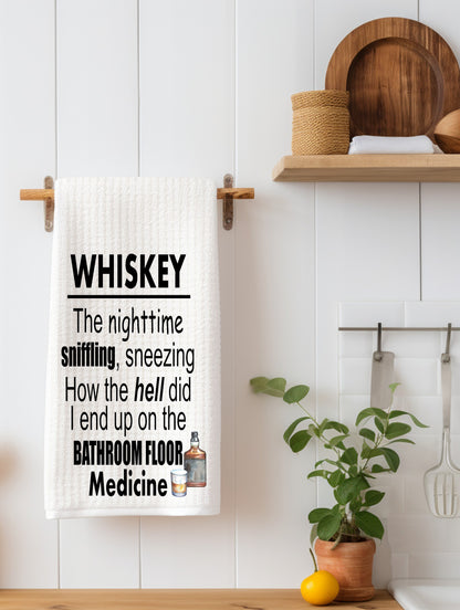 The Nighttime Sniffing - Whiskey Kitchen Towel