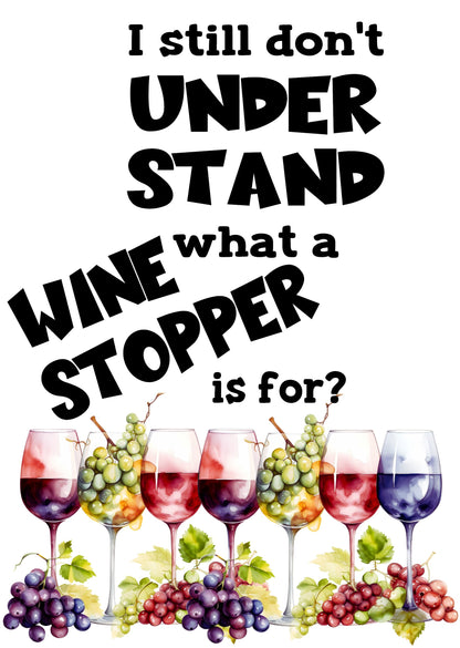 I Still Don't Understand What a Wine Stopper Kitchen Towel