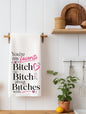 "You're My Favorite Bitch to Bitch About" Funny Best Friend Kitchen Towel | Best Friend Gift